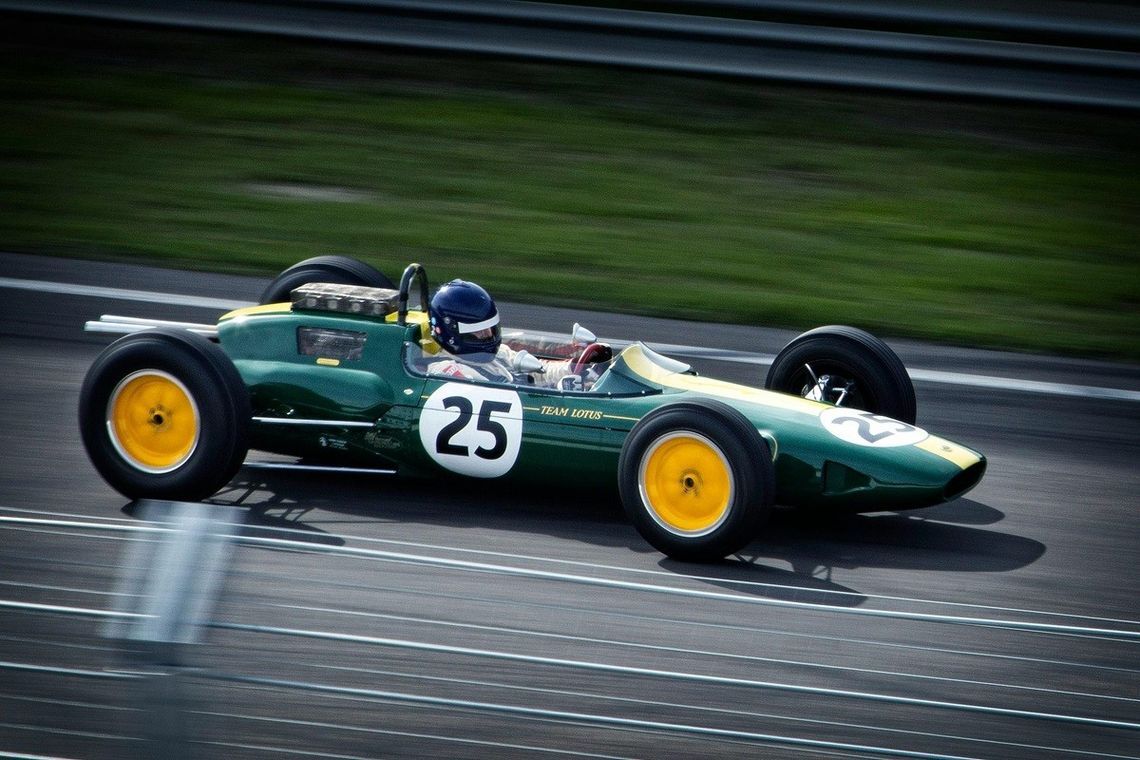 Picture of Lotus F1 car designed by Colin Chapman