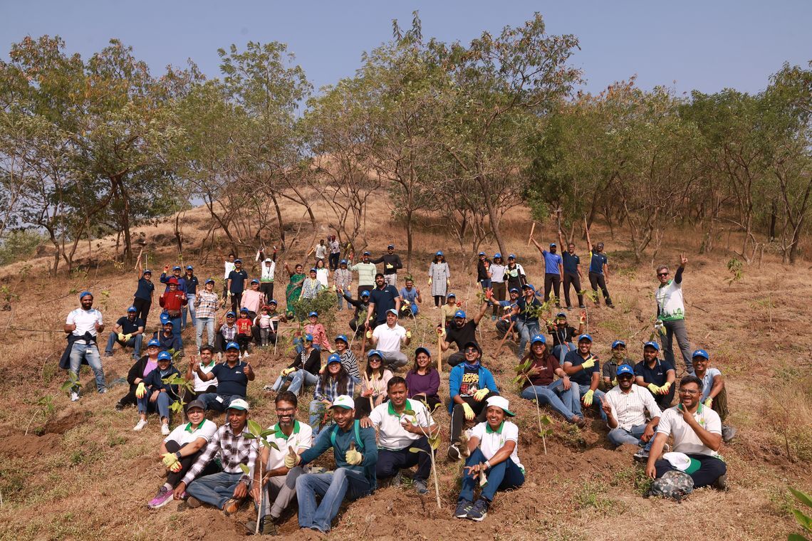 growing a greener tomorrow tree plandation drive by michelin