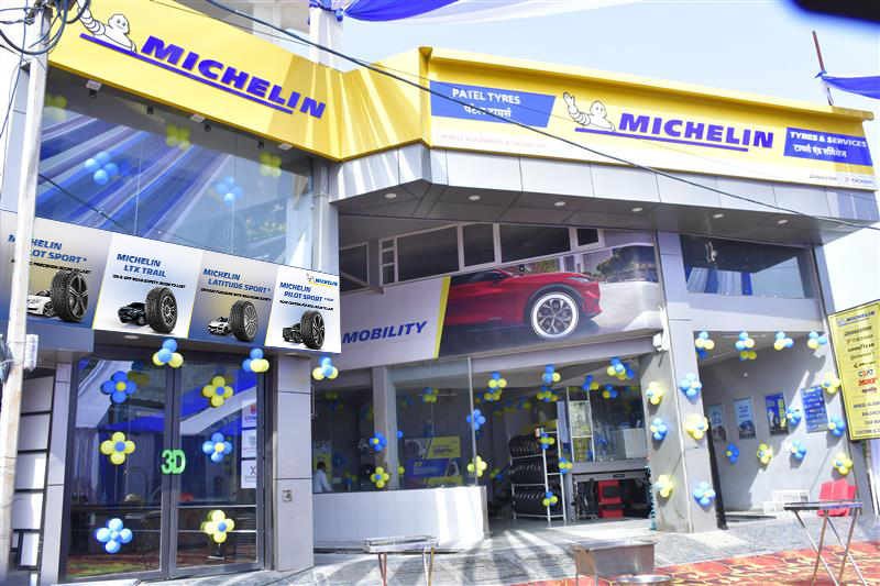 Michelin Tyres and Services store opening in Kota India