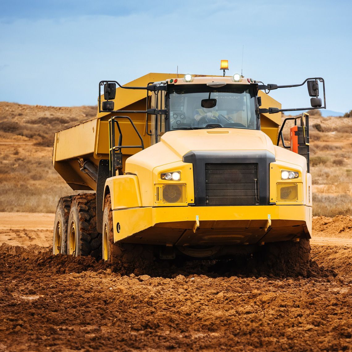 Dump truck machine