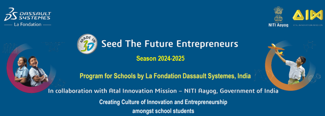 Seed the Future Entrepreneurs program by Michelin and Dassault in India.