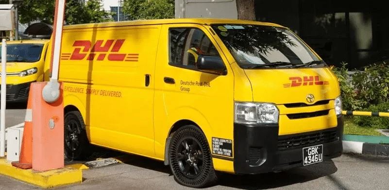 dhl chooses michelin uptis