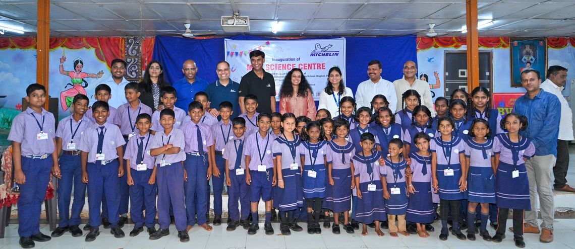Inauguration of First Mini Science Centre -Michelin tyre India CSR