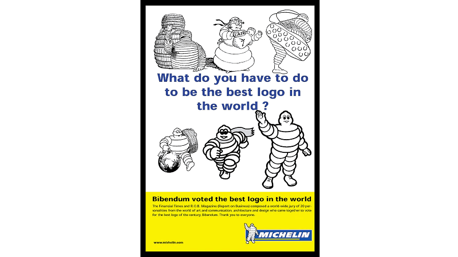The Michelin Man in advertising and branding