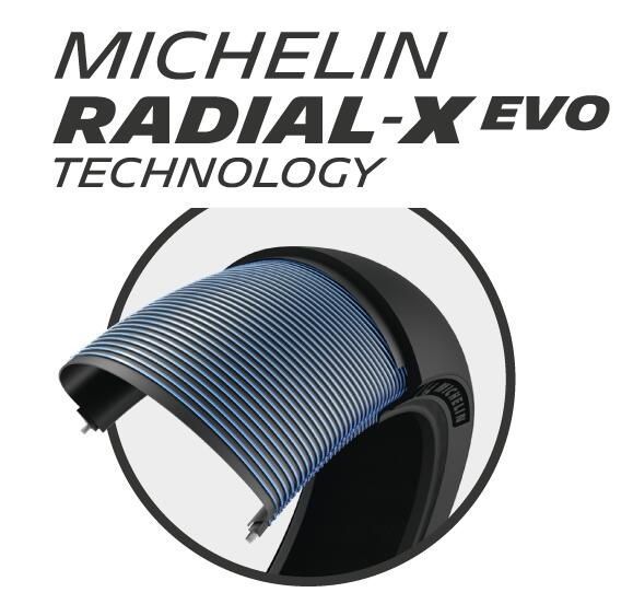 michelin casing technologies logo radialx evo max