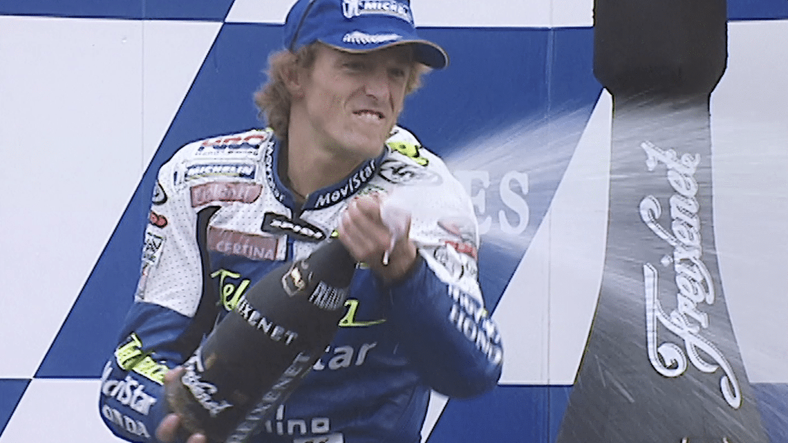 2003: 300th victory in the Premier class, at the Assen Grand Prix.