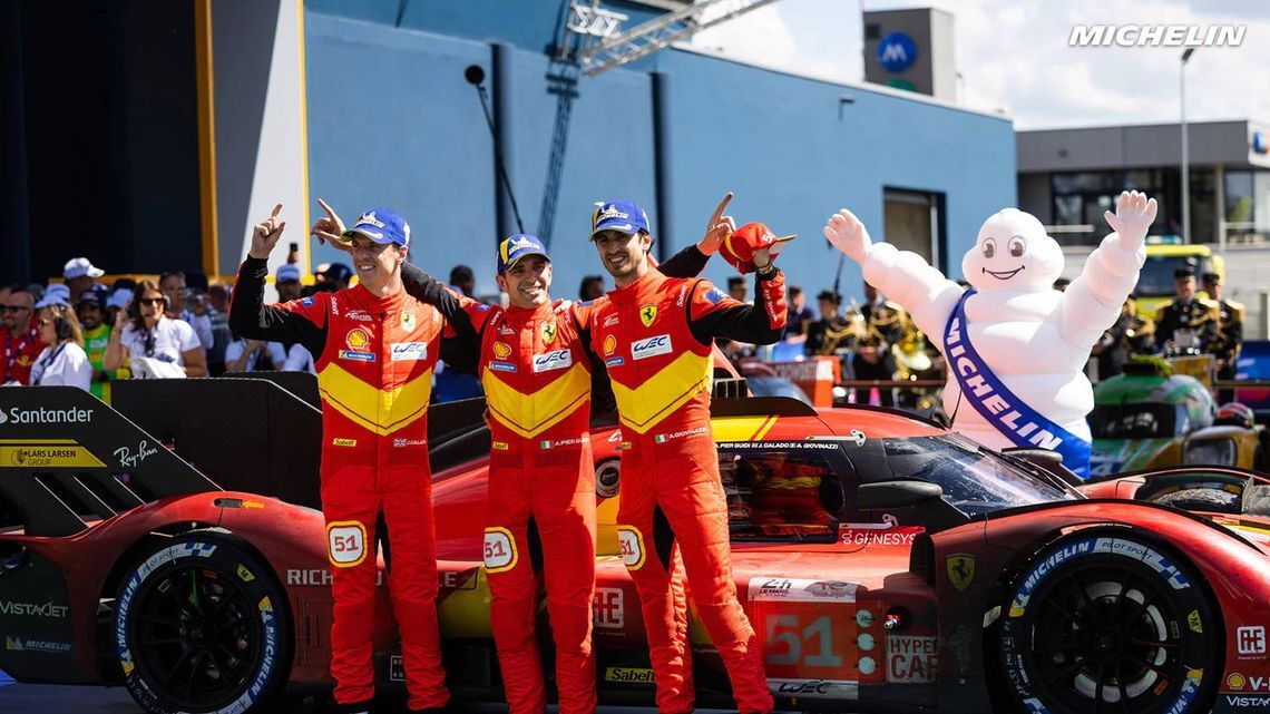 ル・マン24時間　ハイパーカークラス優勝 No.51 フェラーリ 499P