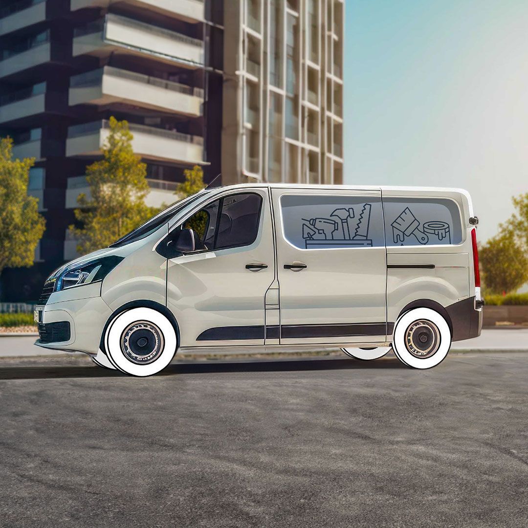 Tradesmen professionals commercal van tyres