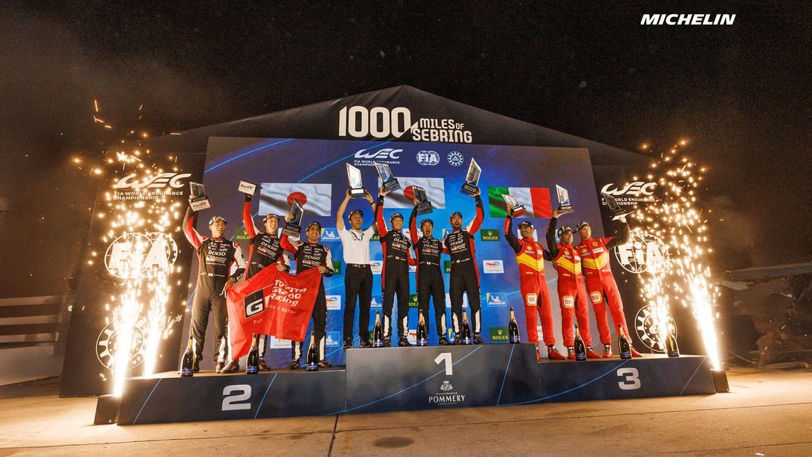 セブリング1000マイル　ハイパーカークラス優勝 No.7 トヨタ GR010ハイブリッド