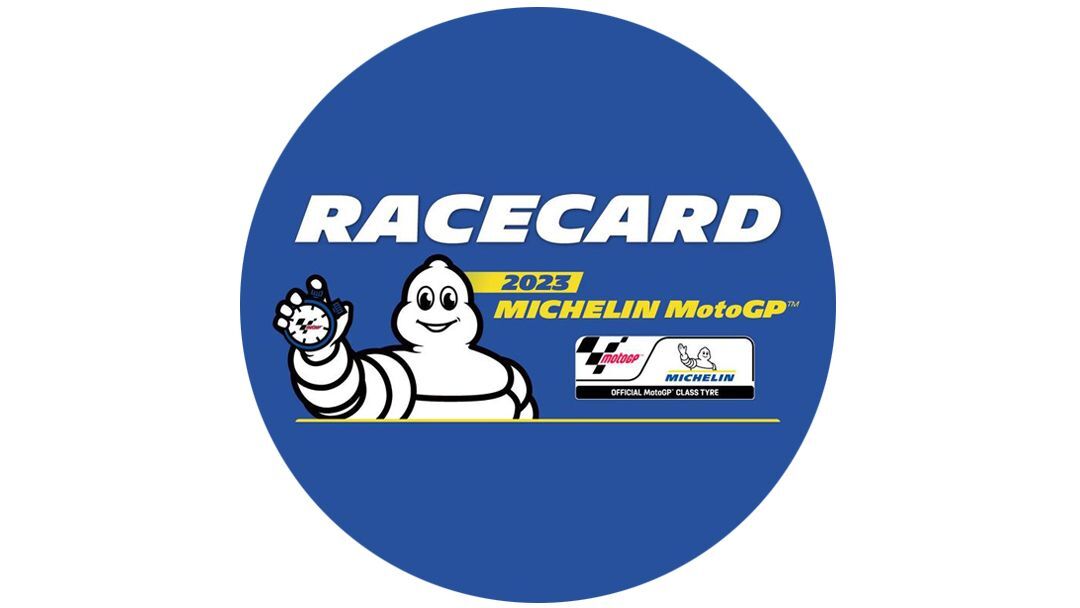 RACECARD MotoGP 2023