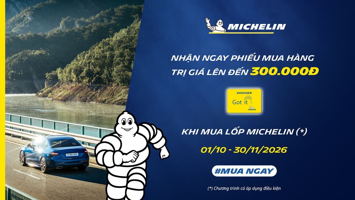 Mua lốp nhận Voucher đến 300.000đ