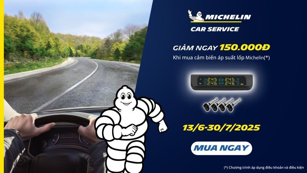 nhận ưu đãi khi lắp đặt cảm biến áp suất lốp