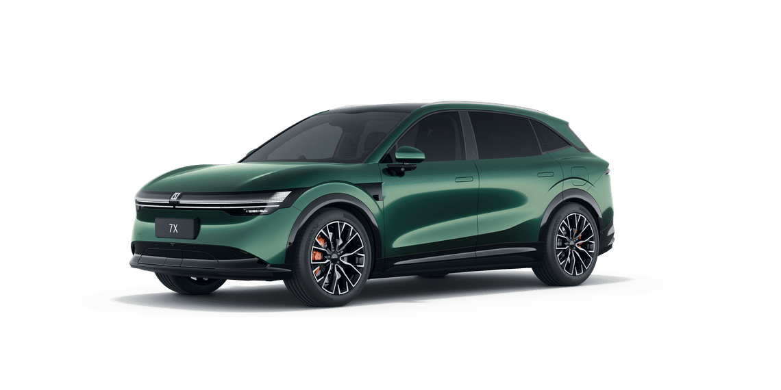 Zeekr 7X Performance สีเขียว