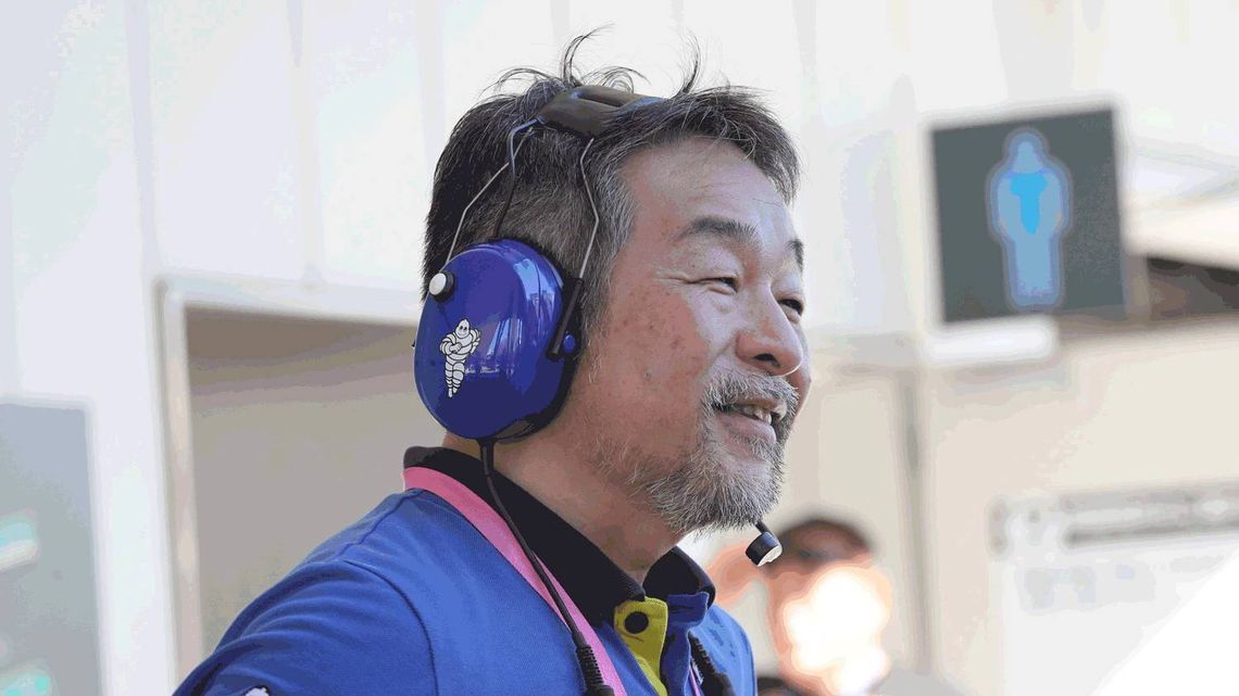 ミシュラン・ジャパンのモータースポーツ部門ディレクター、オダシマ・ヒロアキ