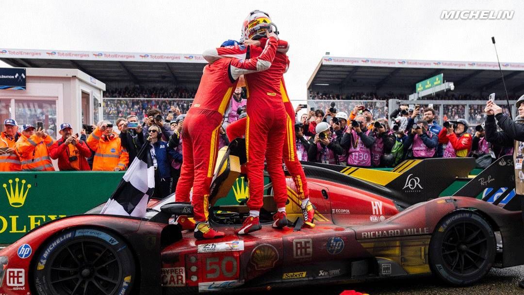 ル・マン24時間　ハイパーカークラス優勝 No.50 フェラーリ 499P