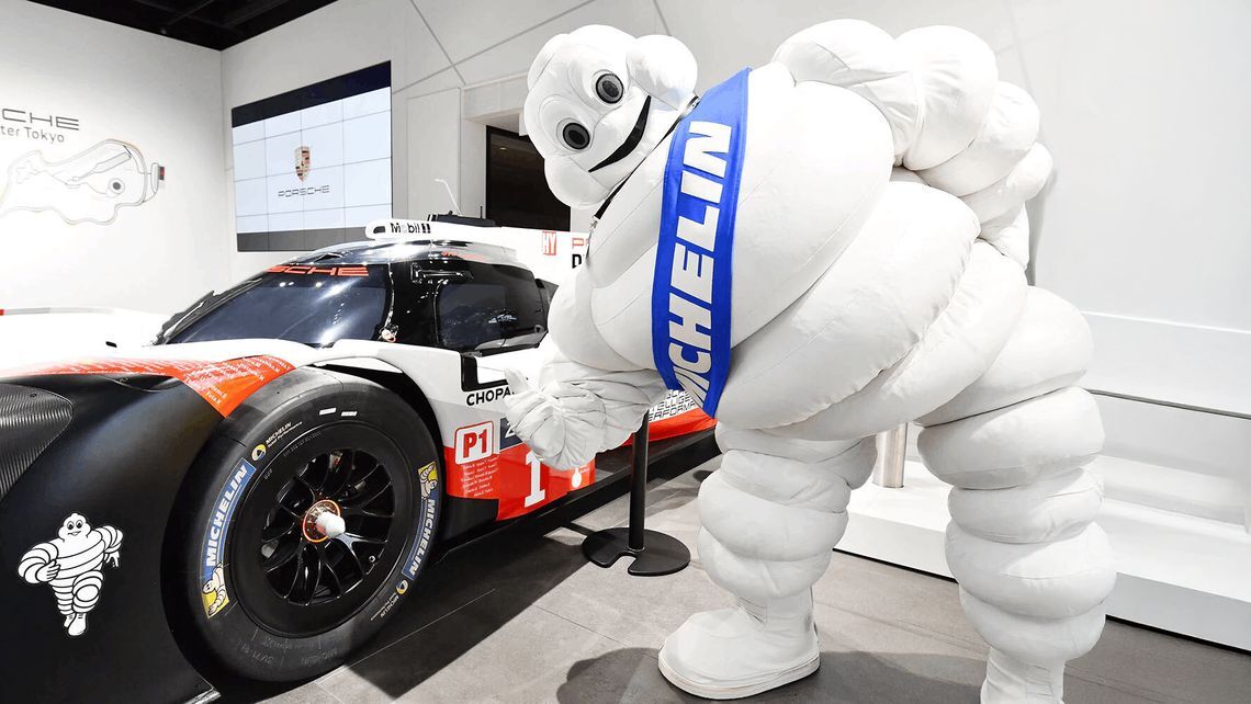 FIA世界耐久選手権で活躍したポルシェとミシュランマン