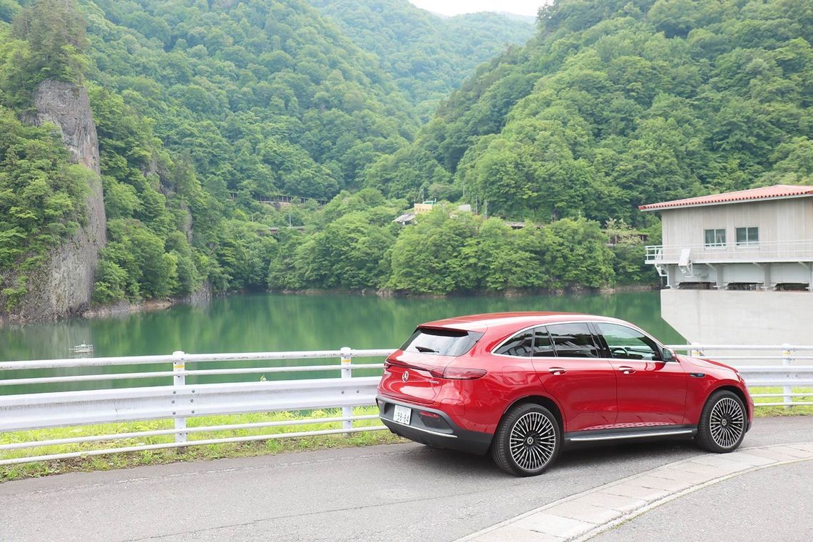 藤原ダム　メルセデスEQC
