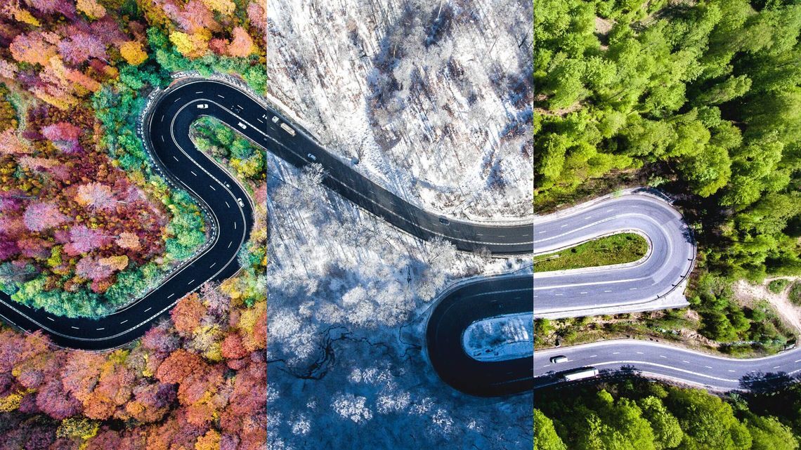 4 seasons aerial view