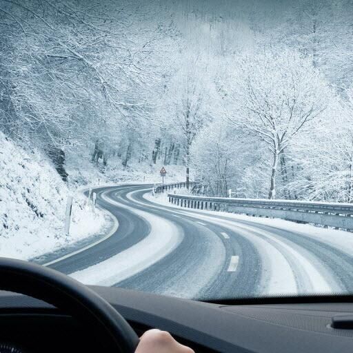 Avto Piktogram drive in snow Namigi in nasveti