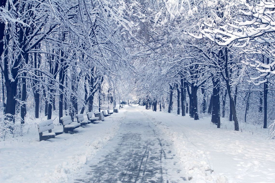 The ideal tyre temperature can hardly be maintained on a snowy or icy road