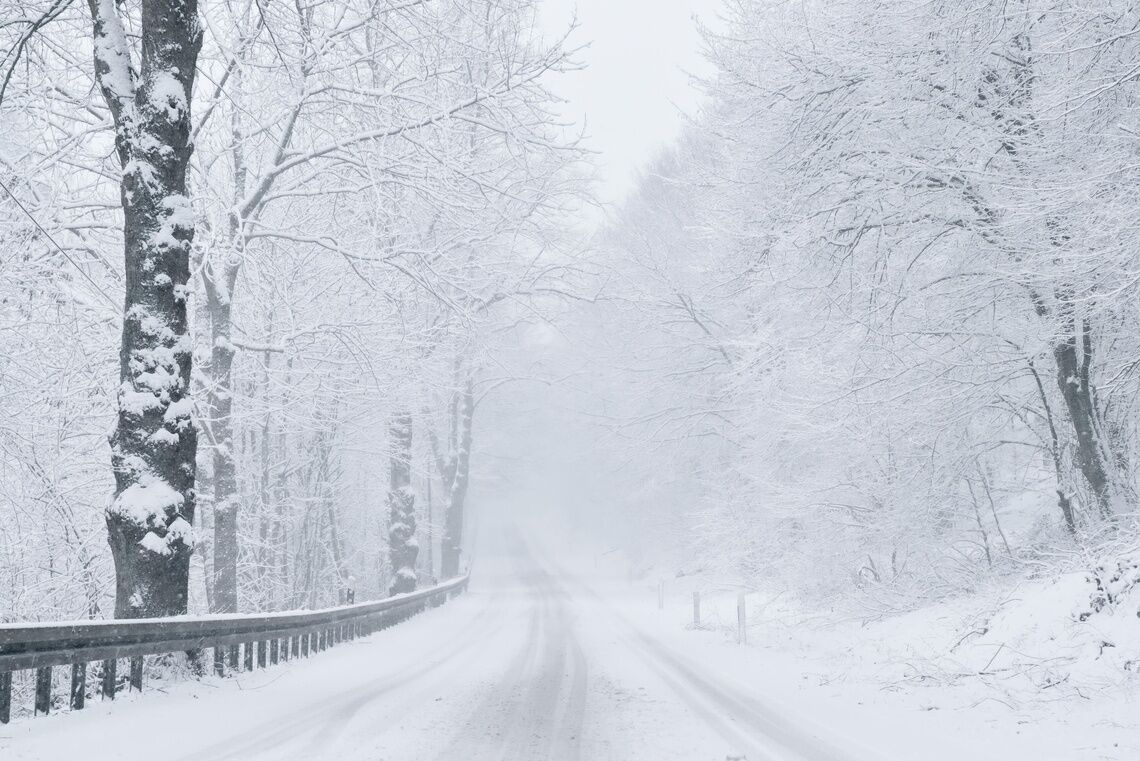 Snowy road