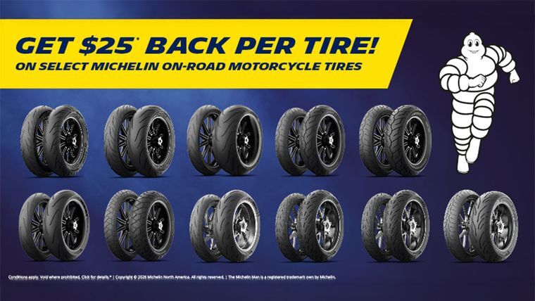 2026 Michelin Motorcycle Tire Spring Promotion