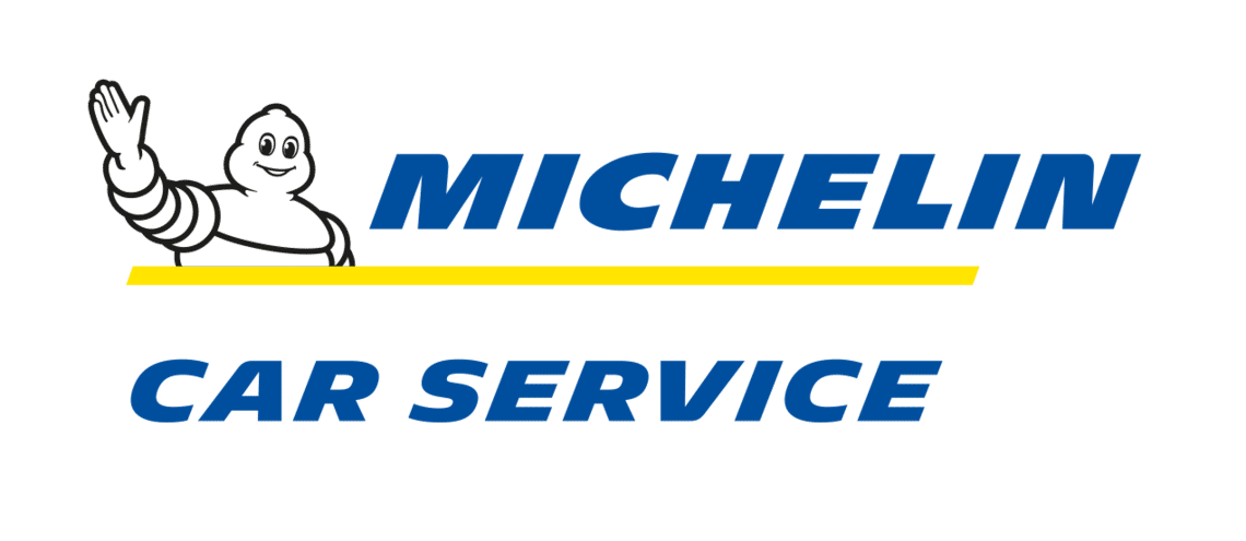 logo michelin car service horizontal light background