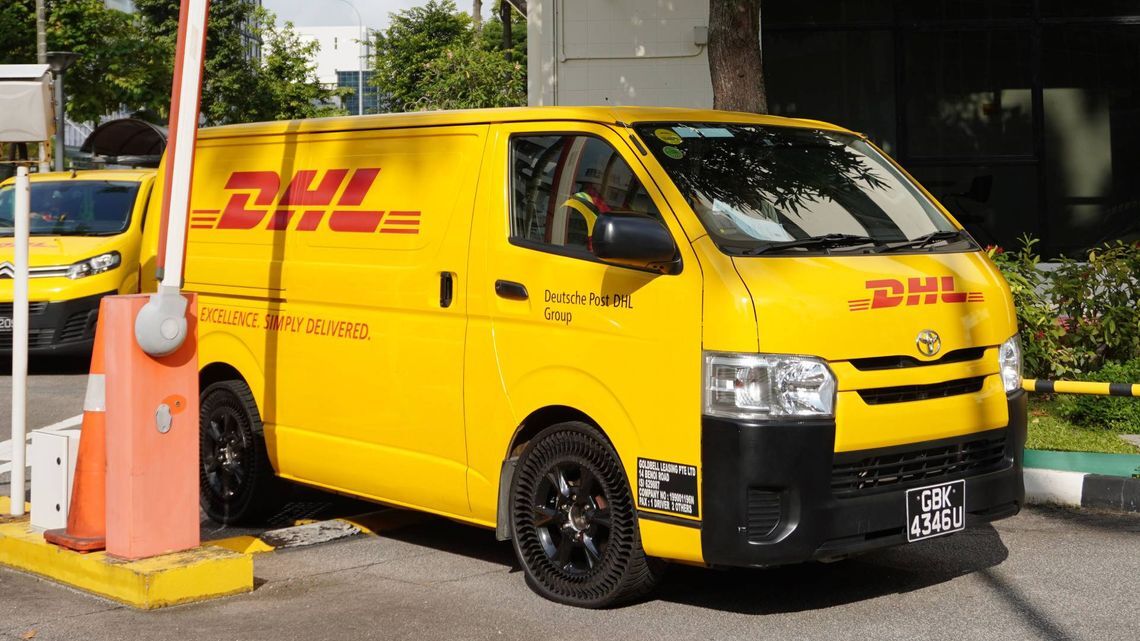 dhl escolhe michelin uptis