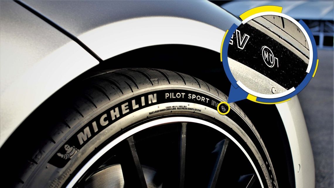 marked tyre