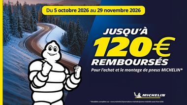 PROMO MICHELIN HIVER 2026