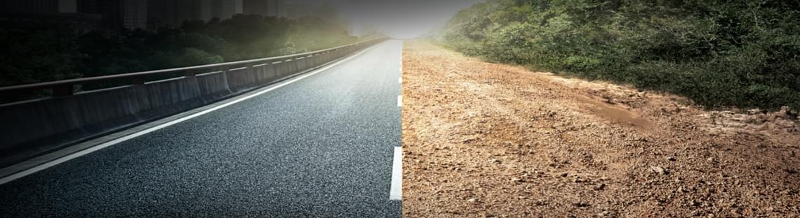 Auto banner weg ltx force banden