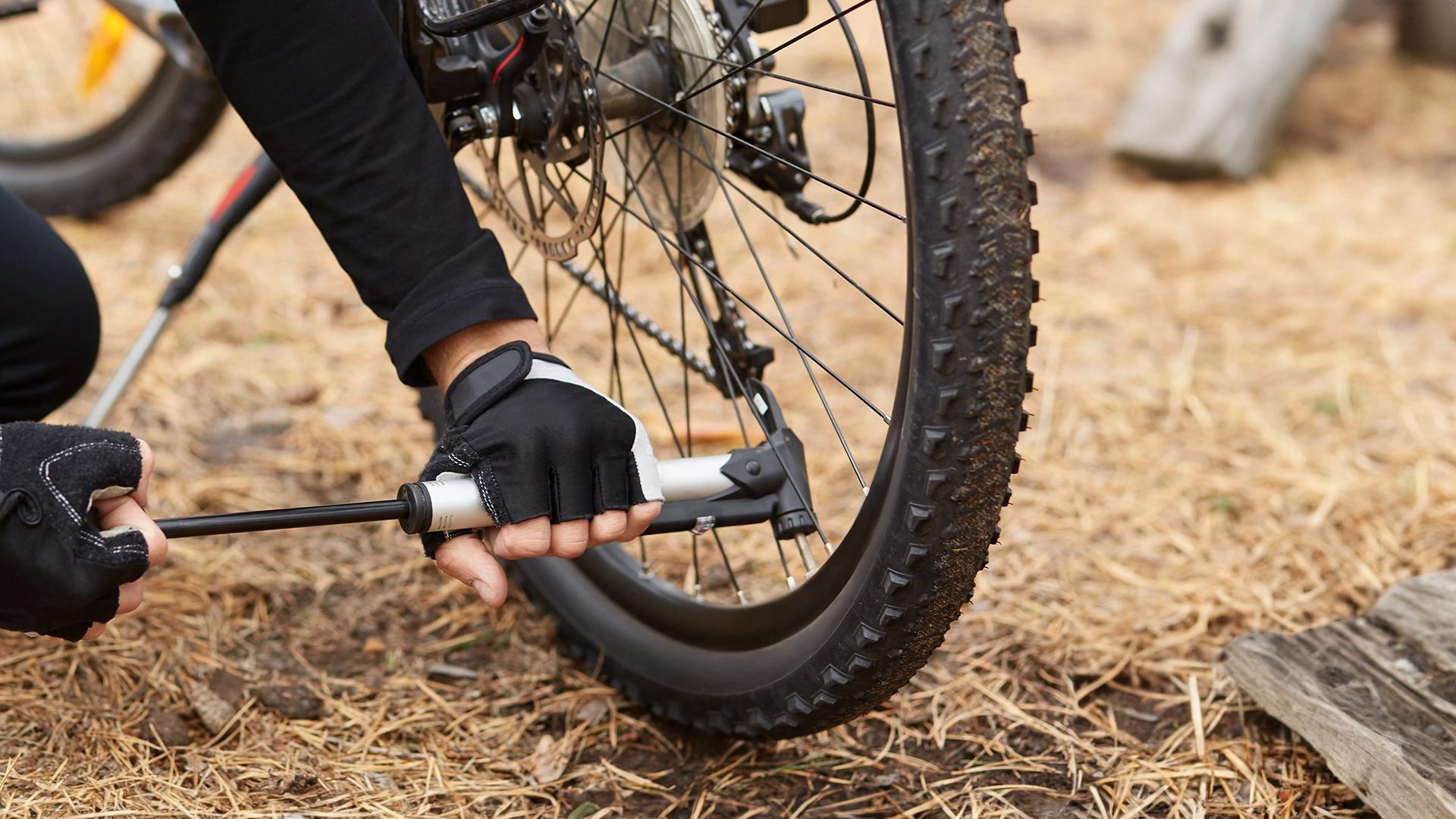 Guia de pressão dos pneus de bicicleta para utilização em estrada e montanha