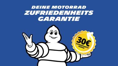 MICHELIN Motorrad Zufriedenheitsgarantie