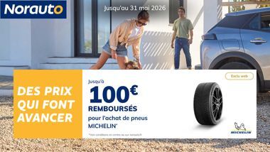 Offre exclusive web Norauto : jusqu’à 100€ remboursés