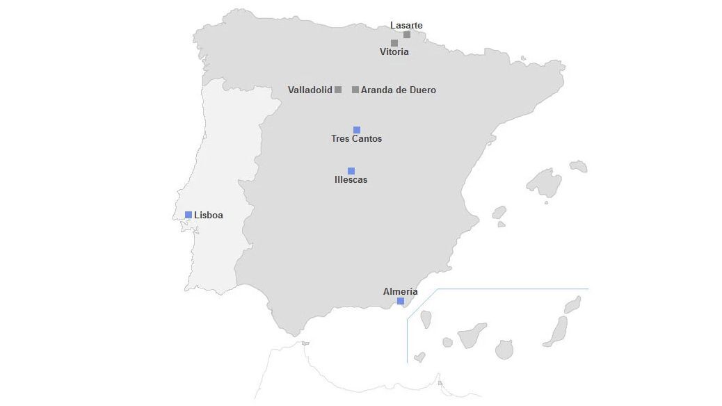 Centros michelin en espana