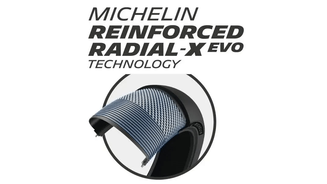 clo316yk21y8g01mj4bz04pkt michelin reinforcement technologies logo reinforced radialx evo max