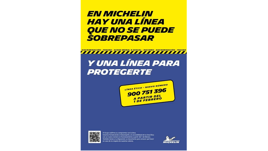 Cartel numero linea etica