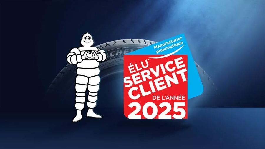 Michelin élu service client de l'année 2025