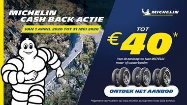PROMOTIE VOOR MOTOR- OF SCOOTER MICHELIN-BANDEN 2026