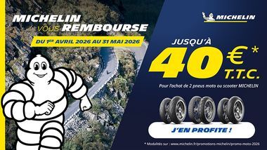 PROMOTION PNEUS MICHELIN MOTO & SCOOTER - 2026