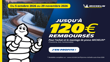 PROMOTION MICHELIN AUTO HIVER 2026