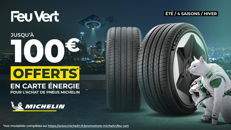 100€ offerts en carte énergie avec FEU VERT