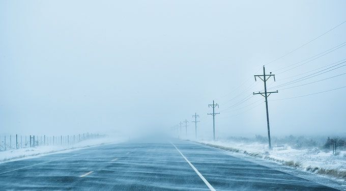 Auto Art. sicheres Fahren bei Sturm Ratschläge