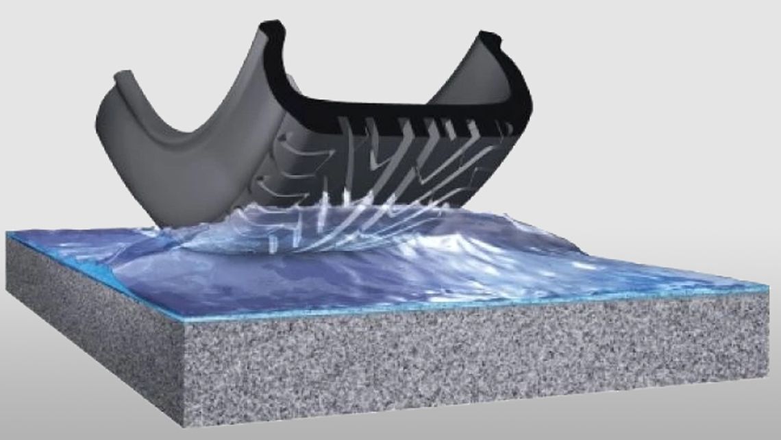 tyre tread water