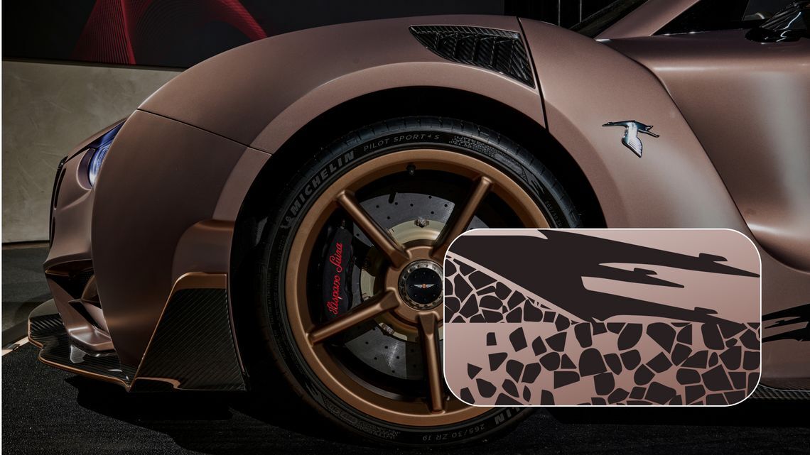 MICHELIN Pilot Sport 4S developed for Hispano Suiza drew inspiration from Gaudí-style mosaics