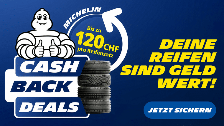 MICHELIN PROMOTION 2026 - Jetzt bis zu 120 CHF pro Reifensatz zurück!