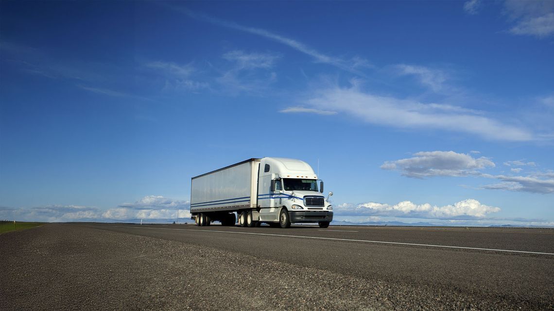 Image showing a semi-truck outfitted with BFGoodrich Commercial Truck Tires