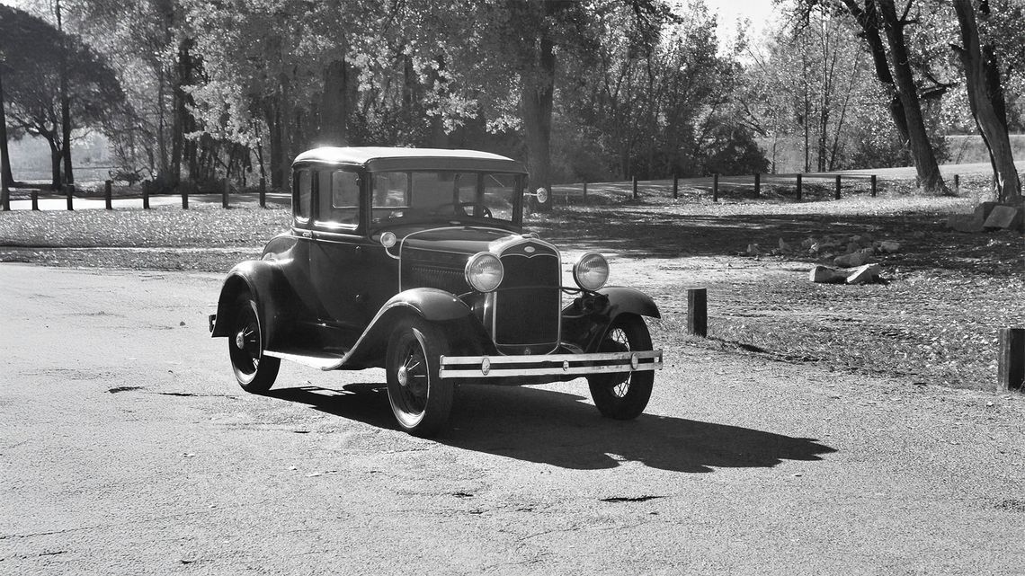 Image showing BFGoodrich tires on Model A Ford
