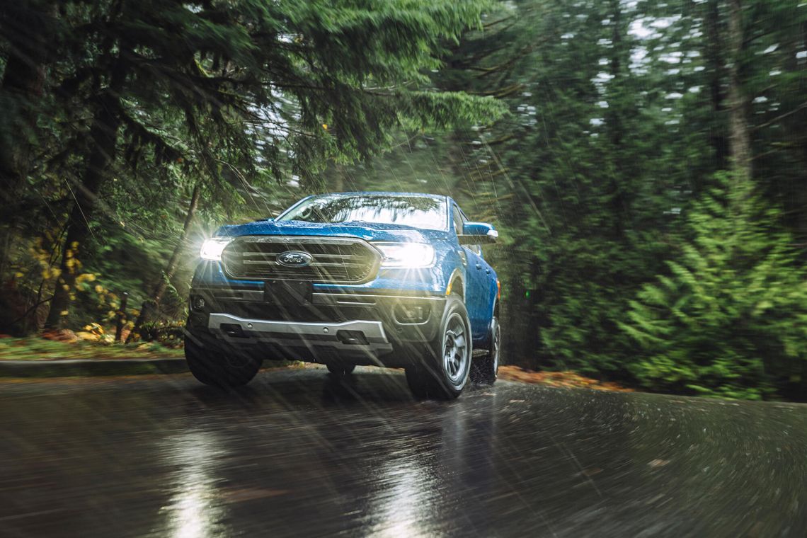 Ford ranger drive uphill / downhill
