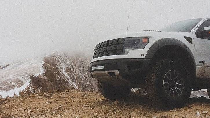 the Raptor through every muddy, rocky obstacle in its way